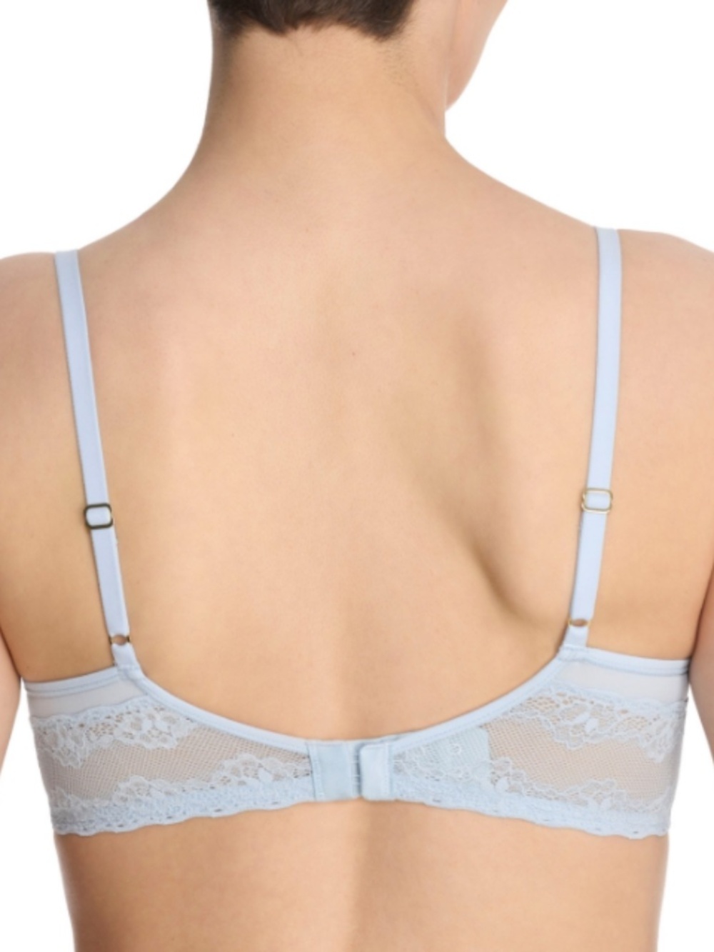 Natori Bliss Perfection Contour Underwire Bra - Misty Blue / 36 / DD - Picture 3 of 7